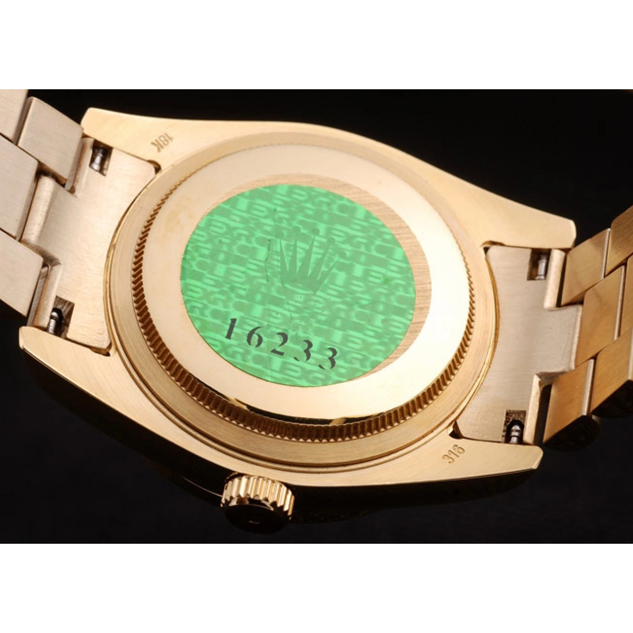 Best AAA Replica Sites Steel Yellow White Rolex Plated Dial Gold 18k Day-Date Stainless 0718